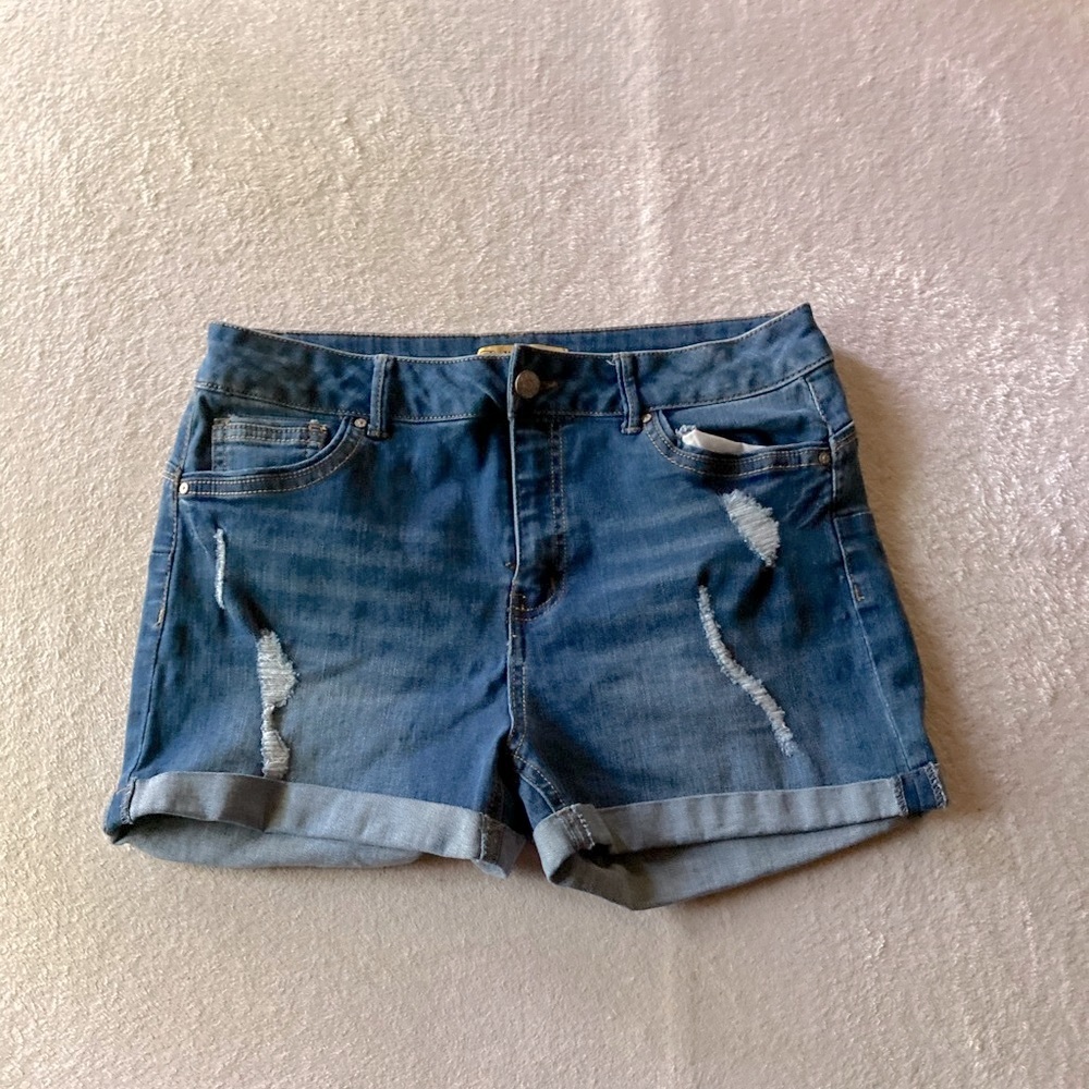 Blue shorts